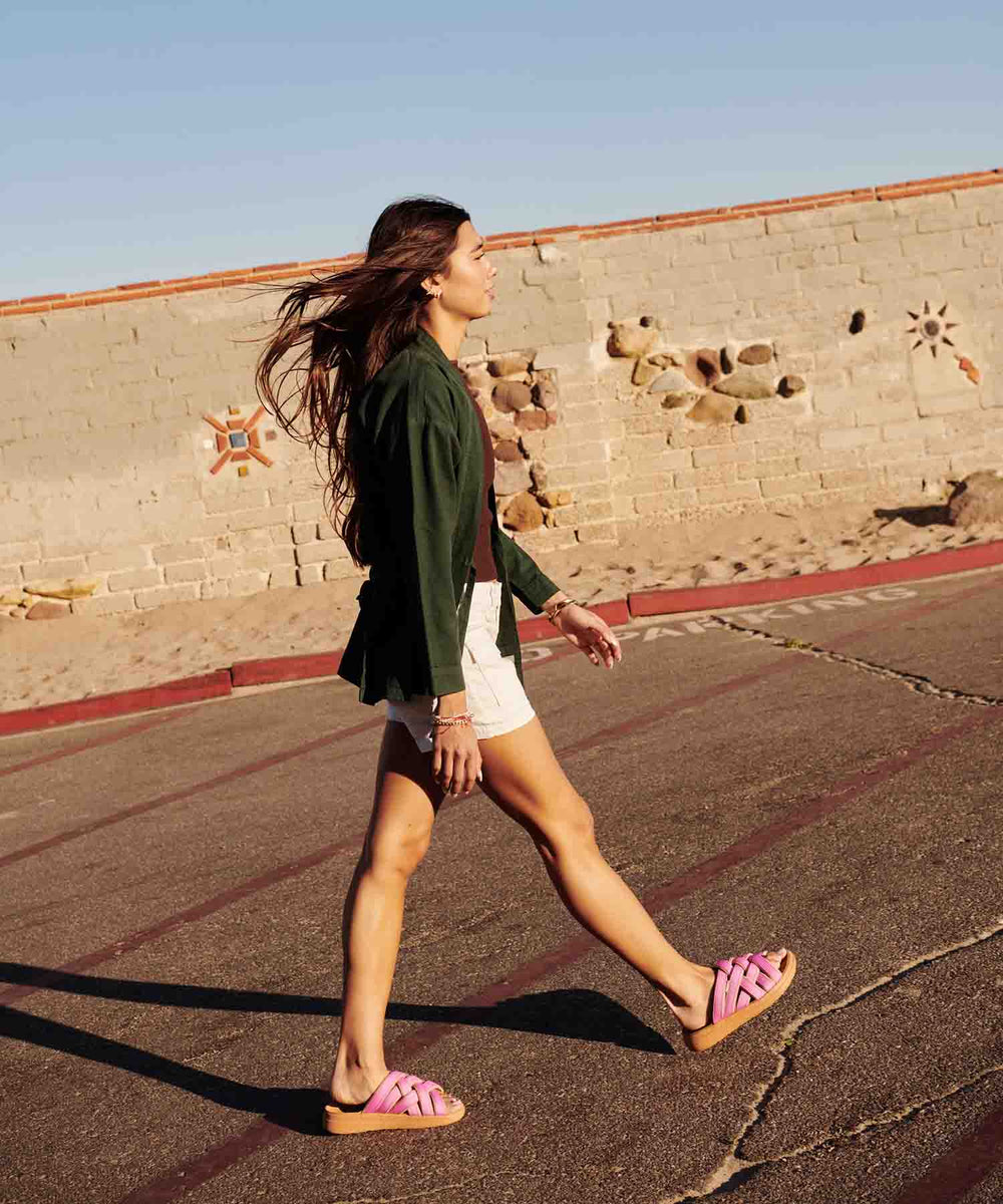 ZUMA LX RECYCLED PINK/TAN – malibusandals.jp