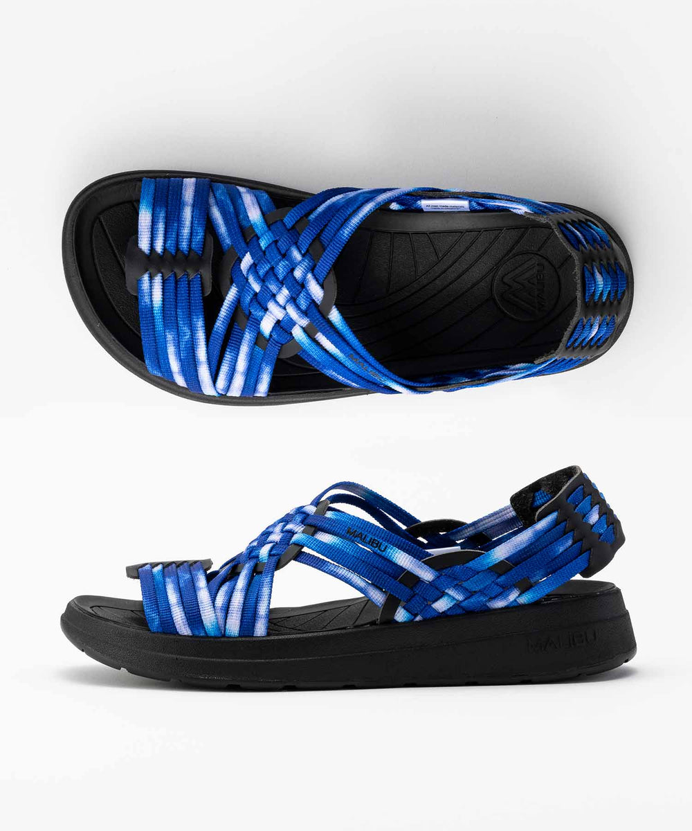 CANYON TIE-DYE BLUE/BLACK – malibusandals.jp