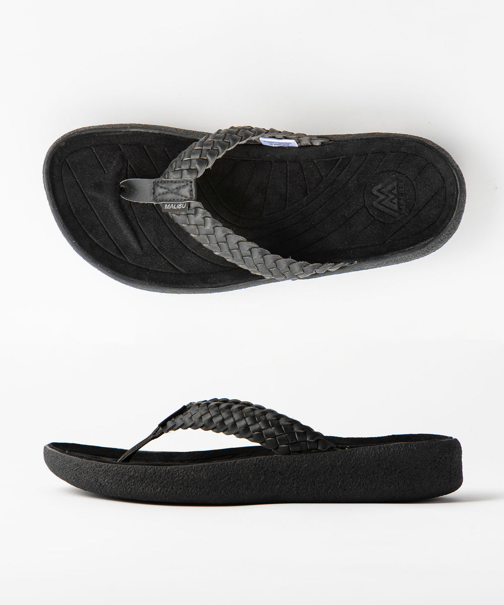 SURFRIDER BLACK/BLACK – malibusandals.jp