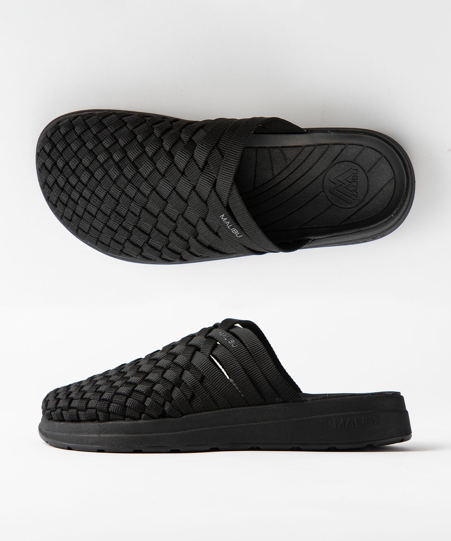 COLONY BLACK/BLACK POLYESTER – malibusandals.jp