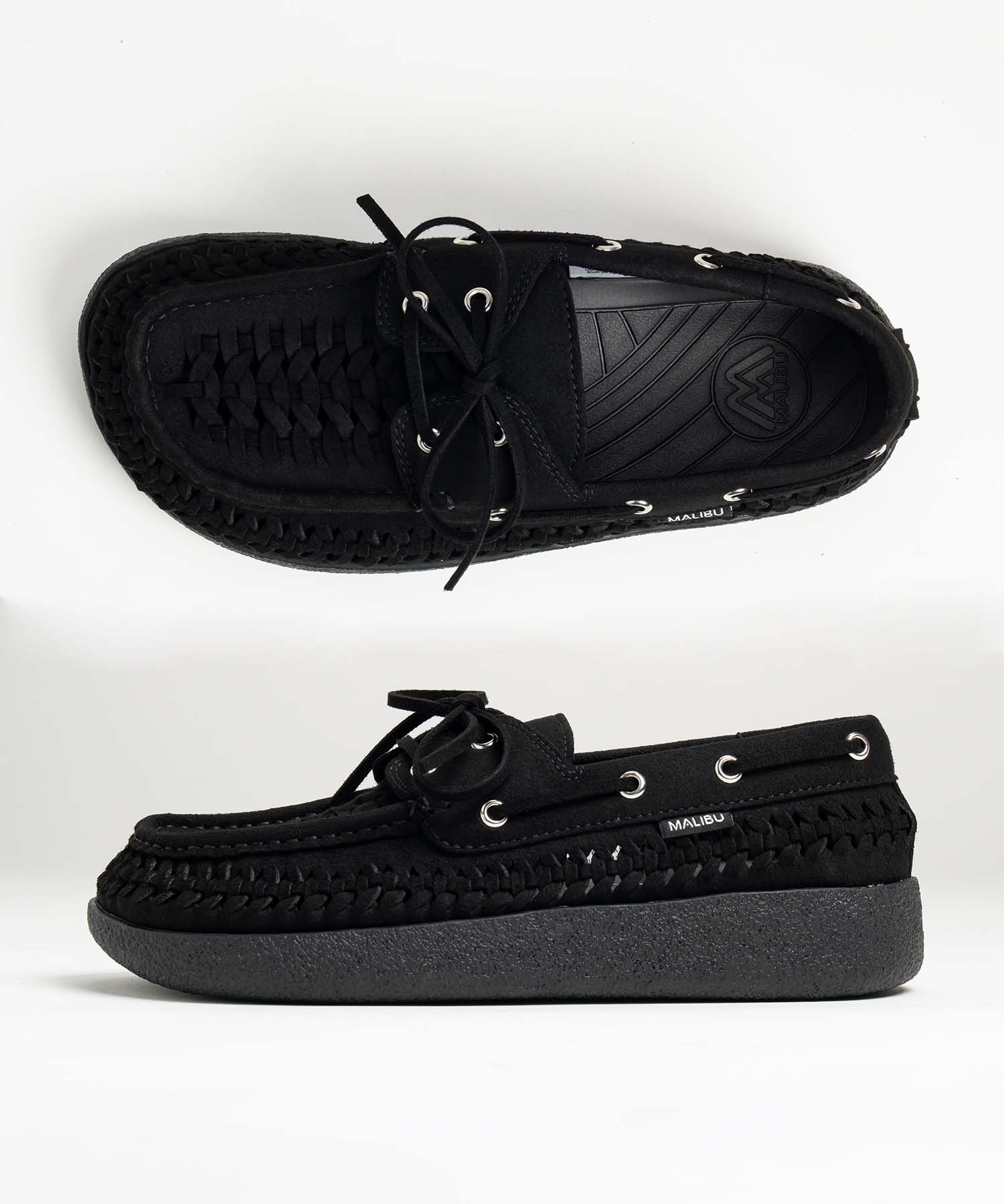Mas　36サイズ SKIPPER BOAT SHOE 流通限定モデル BLACK/BLACK【26SS NEW