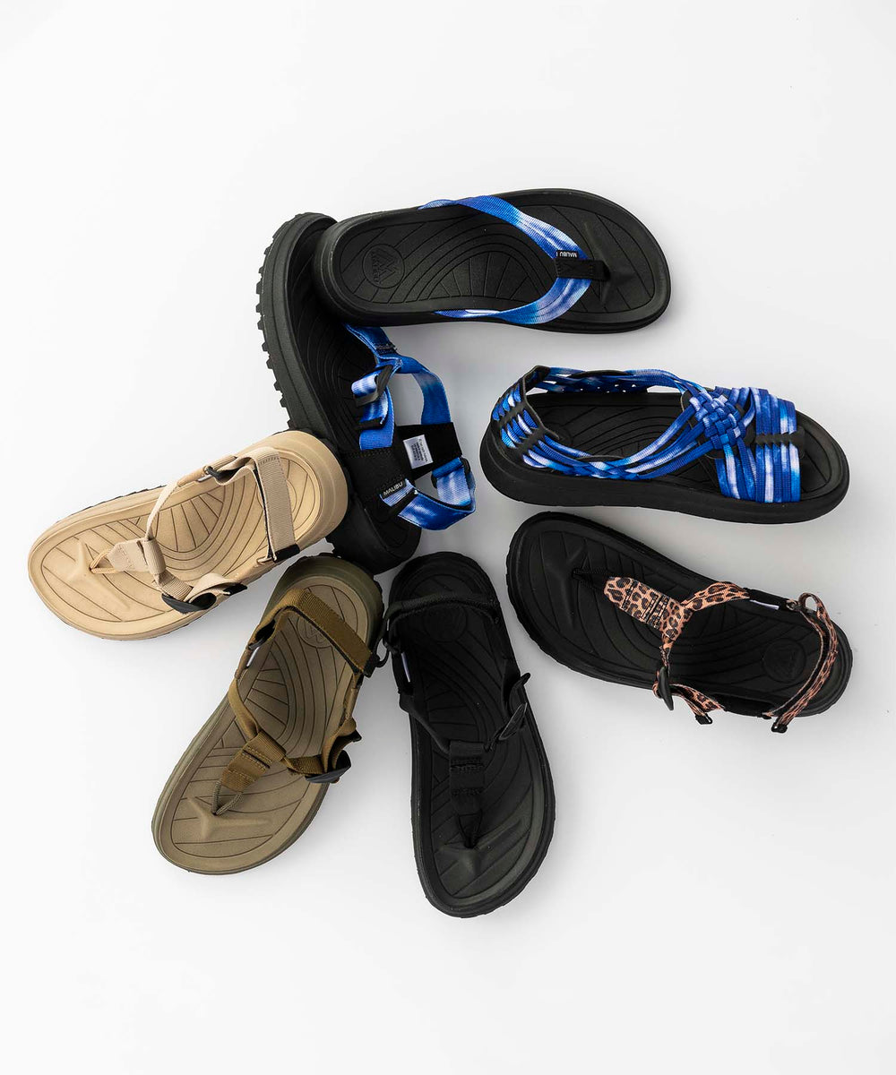 CANYON TIE-DYE BLUE/BLACK – malibusandals.jp