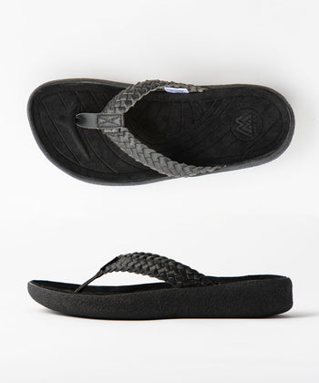 SURFRIDER BLACK/BLACK – malibusandals.jp