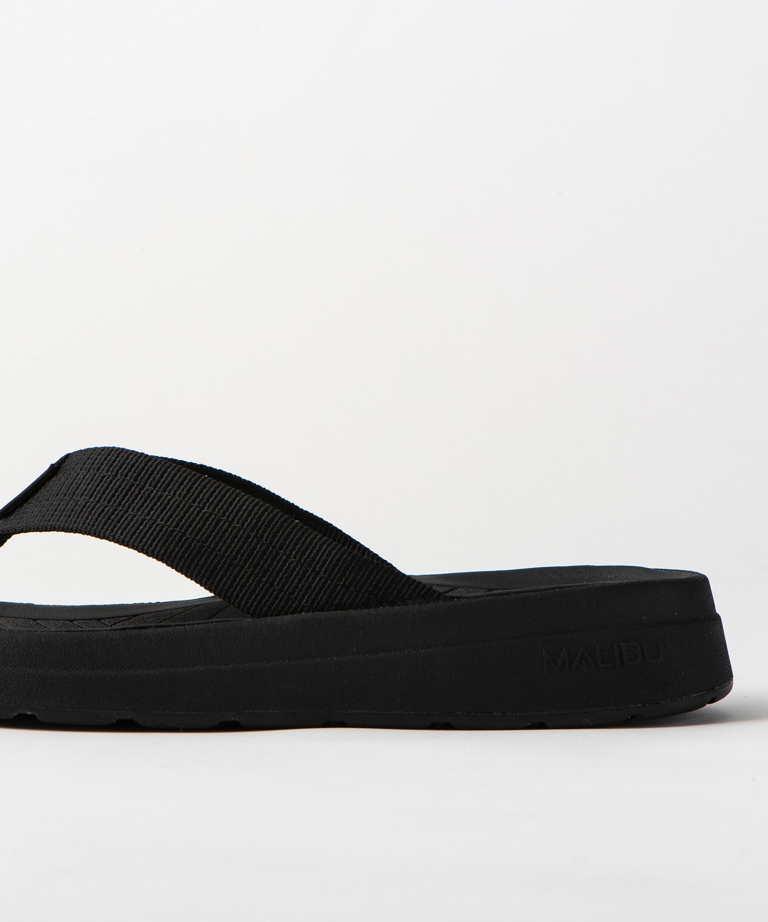 SURFRIDER BLACK/BLACK POLYESTER – malibusandals.jp