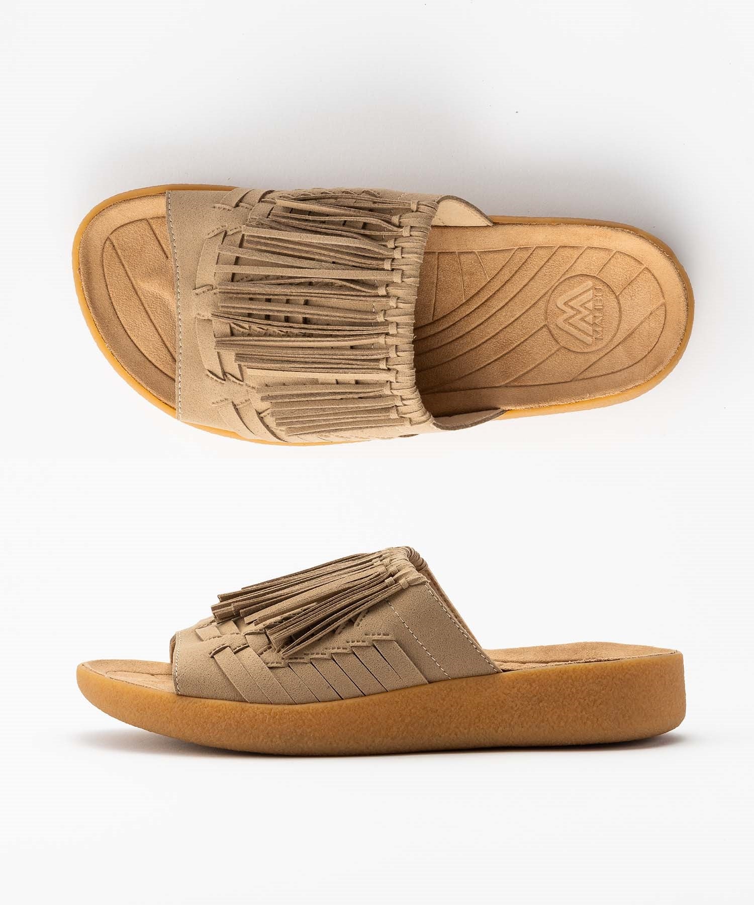 THUNDERBIRD THATCH SLIDE TAUPE/TAN – malibusandals.jp