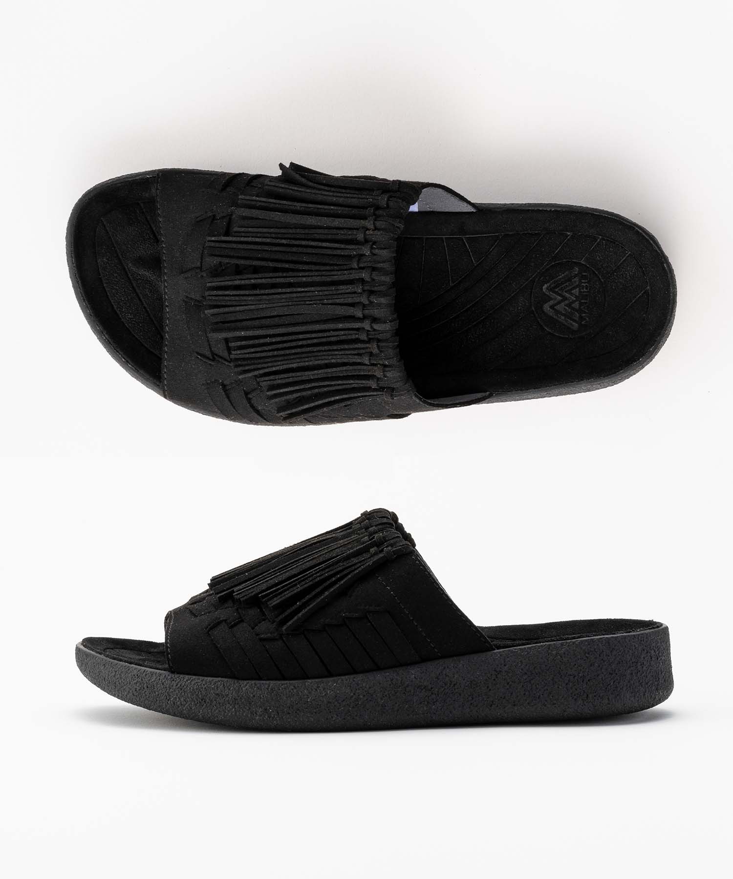 THUNDERBIRD THATCH SLIDE BLACK/BLACK【25SS NEW