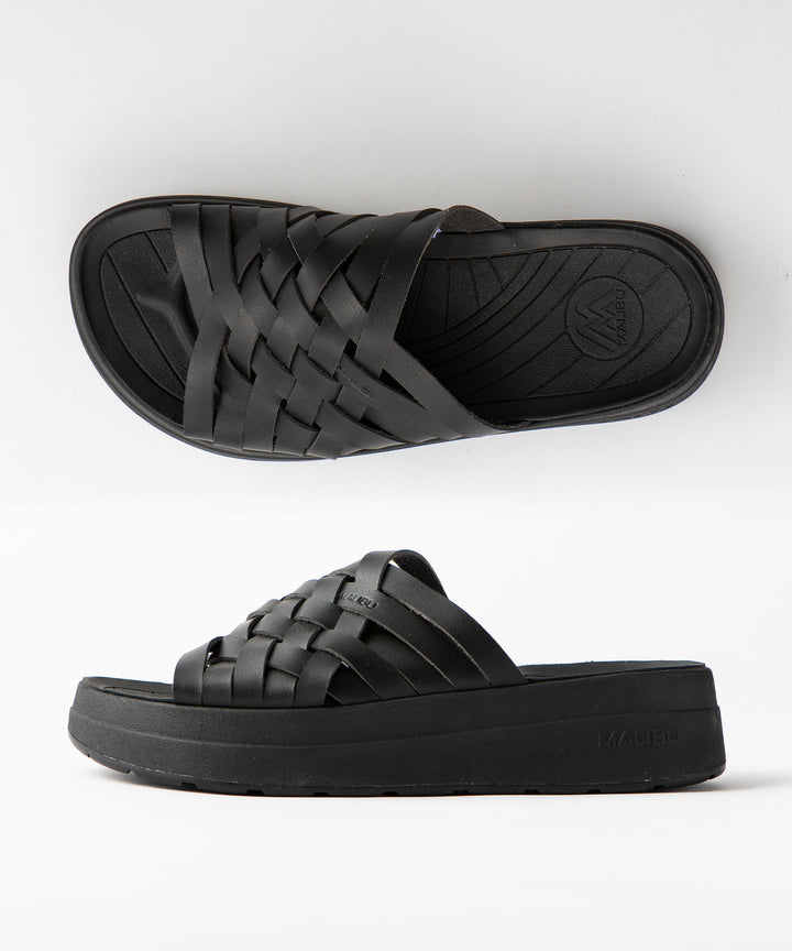 ZUMA PLATFORM BLACK/BLACK – malibusandals.jp