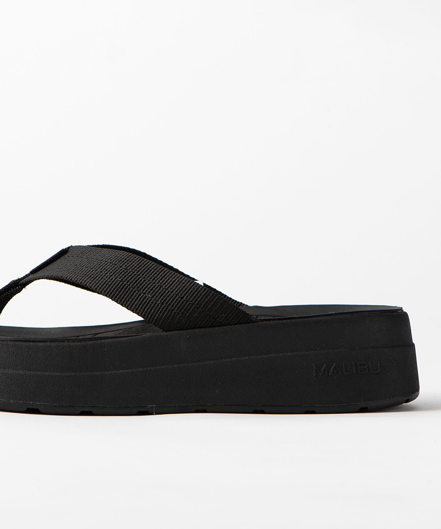 SURFRIDER PLATFORM BLACK/BLACK – malibusandals.jp