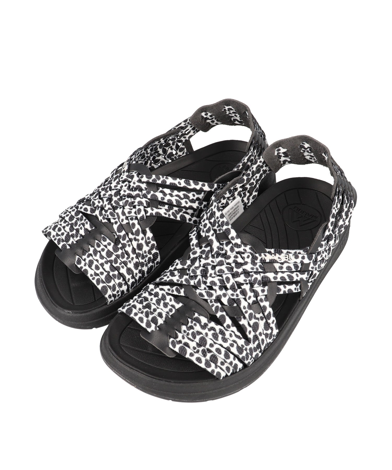 CANYON DALMATIAN/BLACK/BLACK – malibusandals.jp 