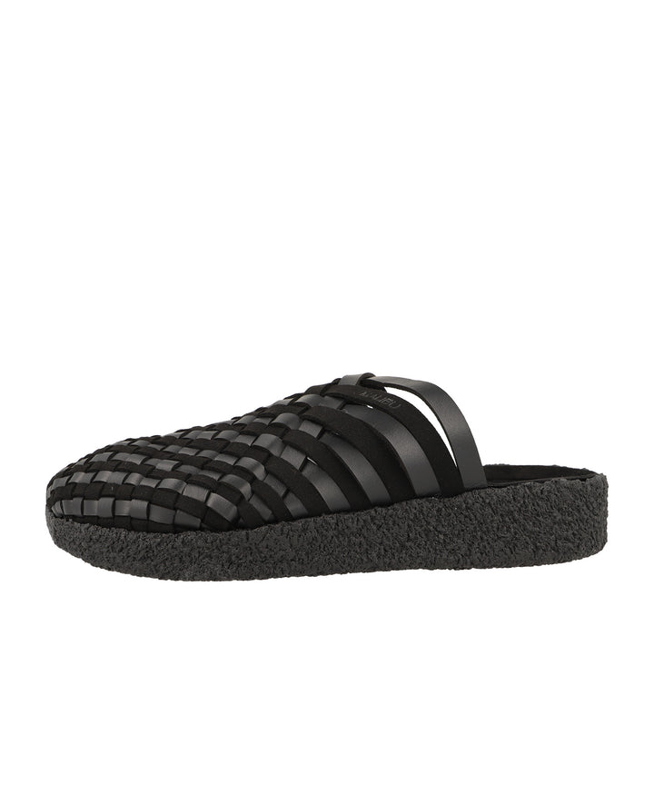 COLONY BLACK/BLACK/BLACK VEGAN LEATHER × SUEDE VEGAN LEATHER